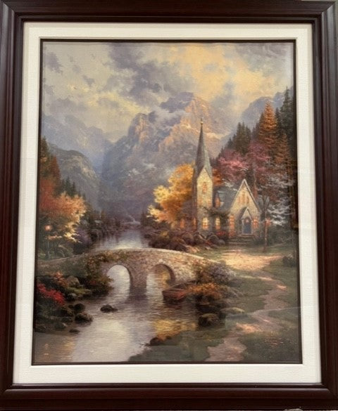 Mountain Chapel - Kinkade, Thomas