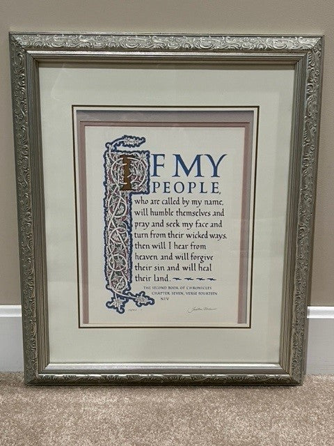 Print of Scripture Verse 2 Chronicles 7:14