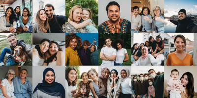 collage of photos of all kinds of people