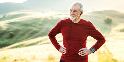 Man after a jog