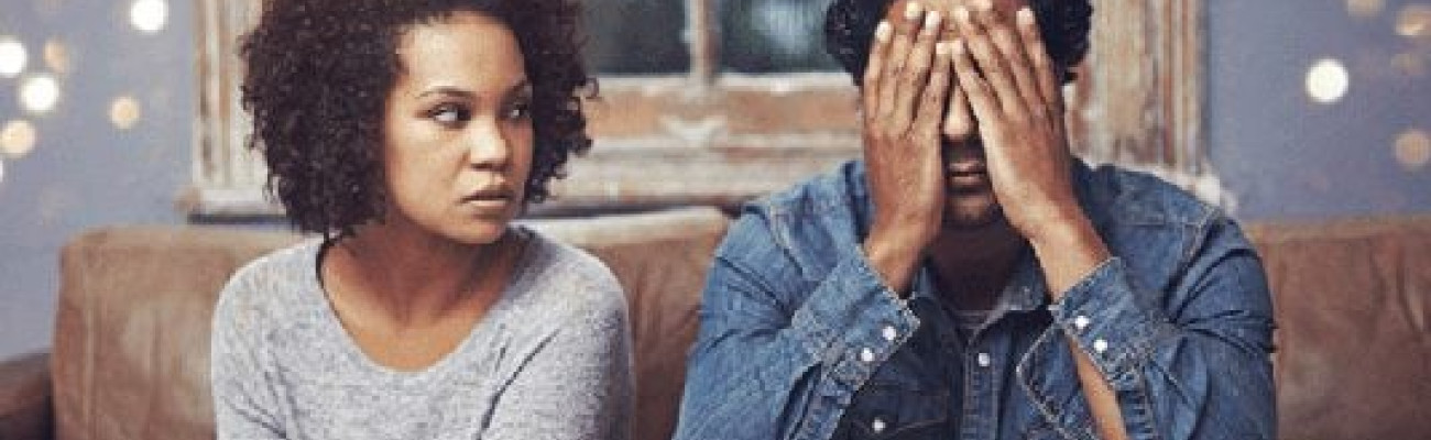 Couple arguing