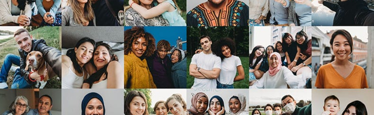 collage of photos of all kinds of people