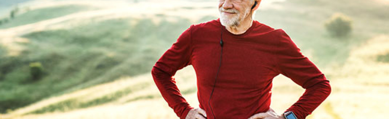 Man after a jog