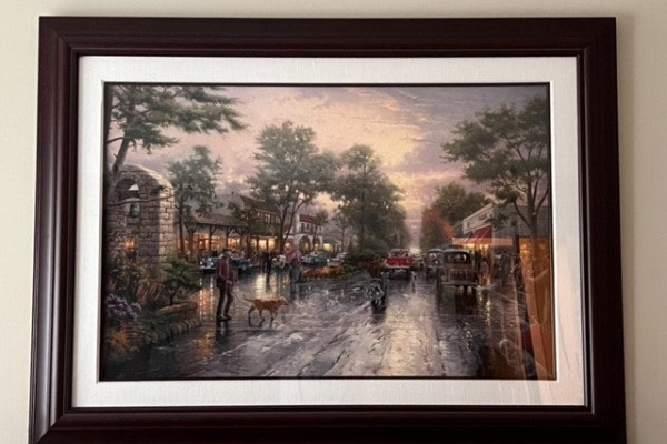 Carmel, Sunset on Ocean Avenue - Kinkade, Thomas