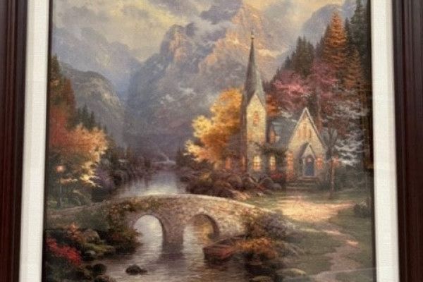 Mountain Chapel - Kinkade, Thomas